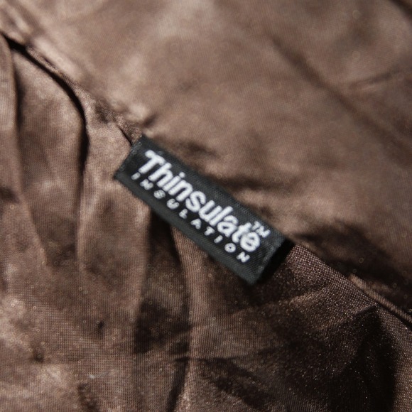 LL Bean Wool Blend Thinsulate Insulated Coat Womens S Brown OFJQ3 Button Up - Picture 6 of 8